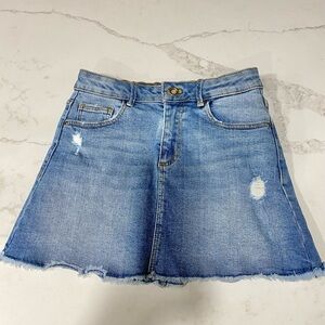 ZARA GIRLS Denim Skirt size9 / 134cm